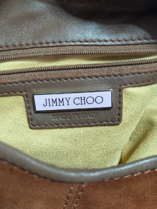 Jimmy Choo Ana Suede Hobo Bag - Picture 6 of 14